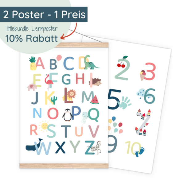 Set: Poster ABC & 123